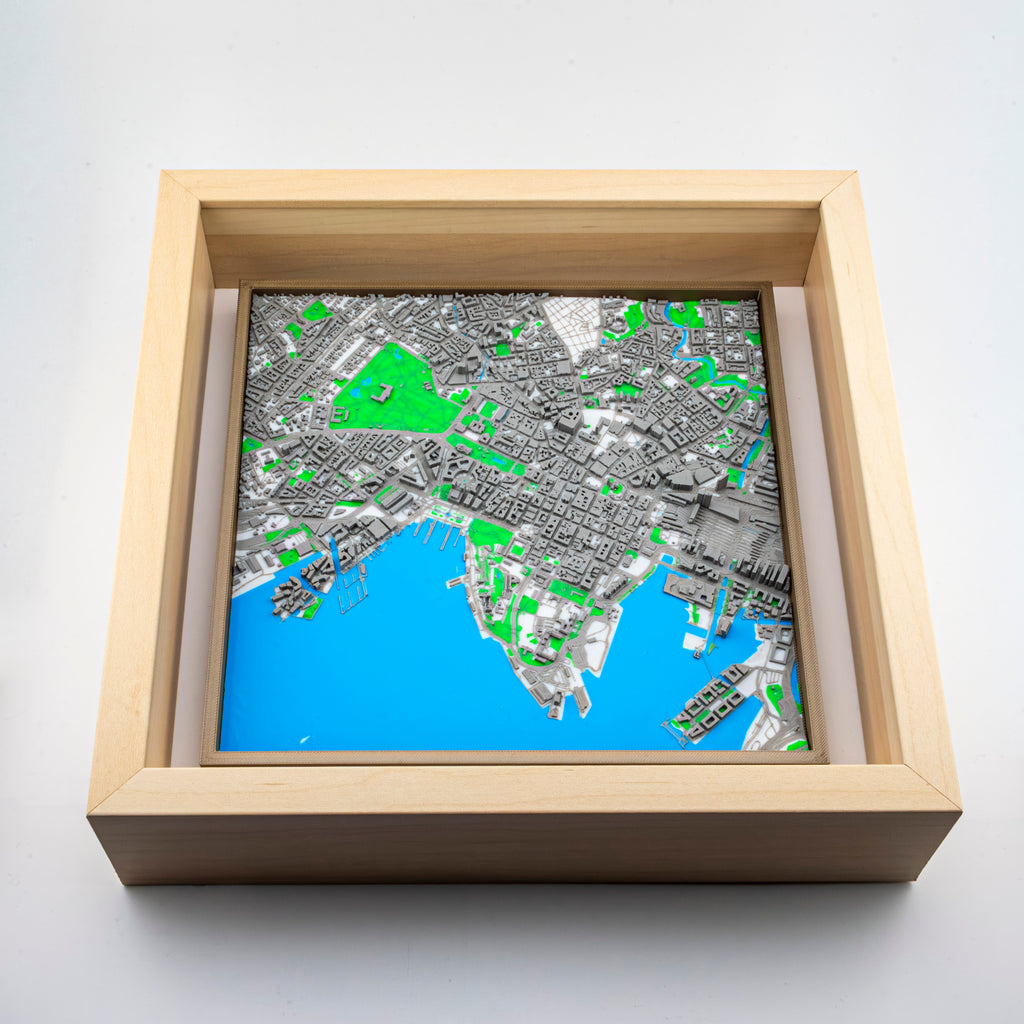 Carte 3D d'Oslo