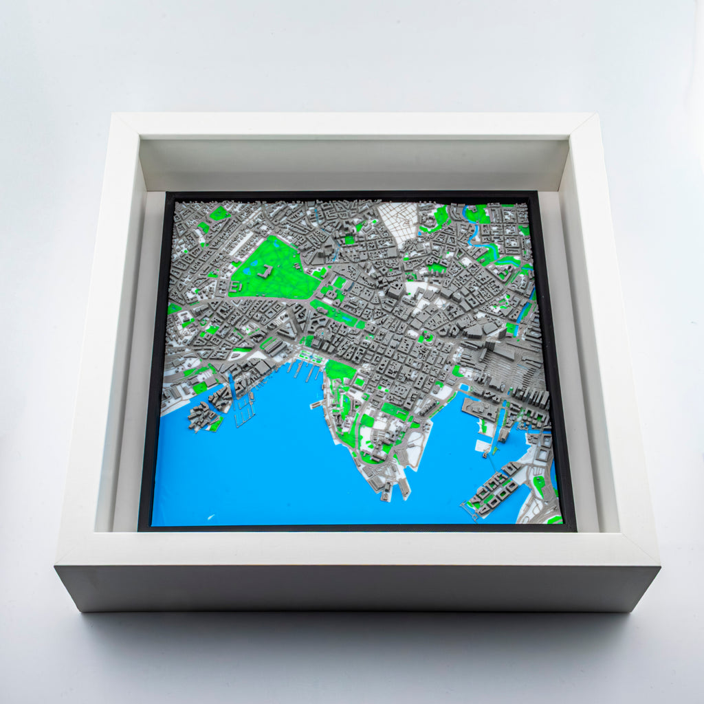 Carte 3D d'Oslo