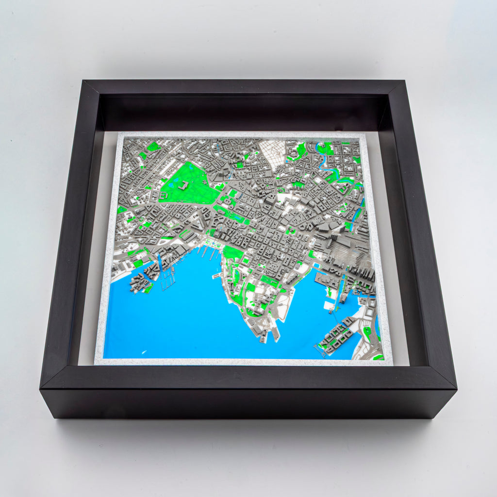 Carte 3D d'Oslo