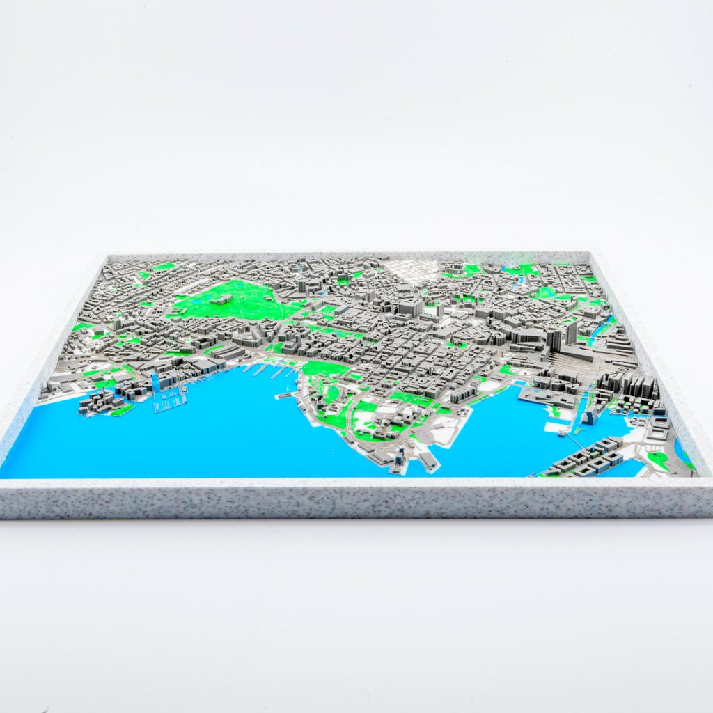 Carte 3D d'Oslo