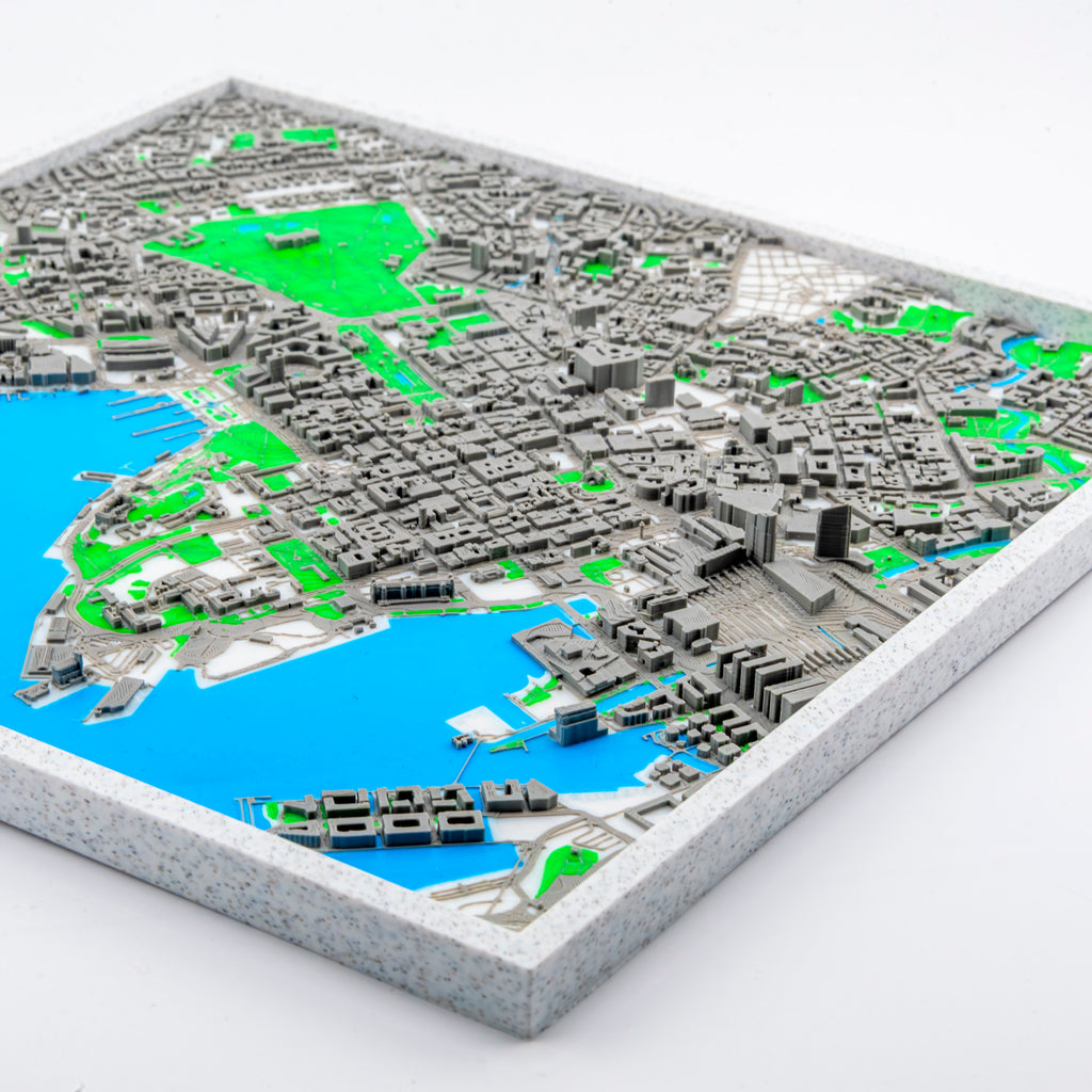 Carte 3D d'Oslo