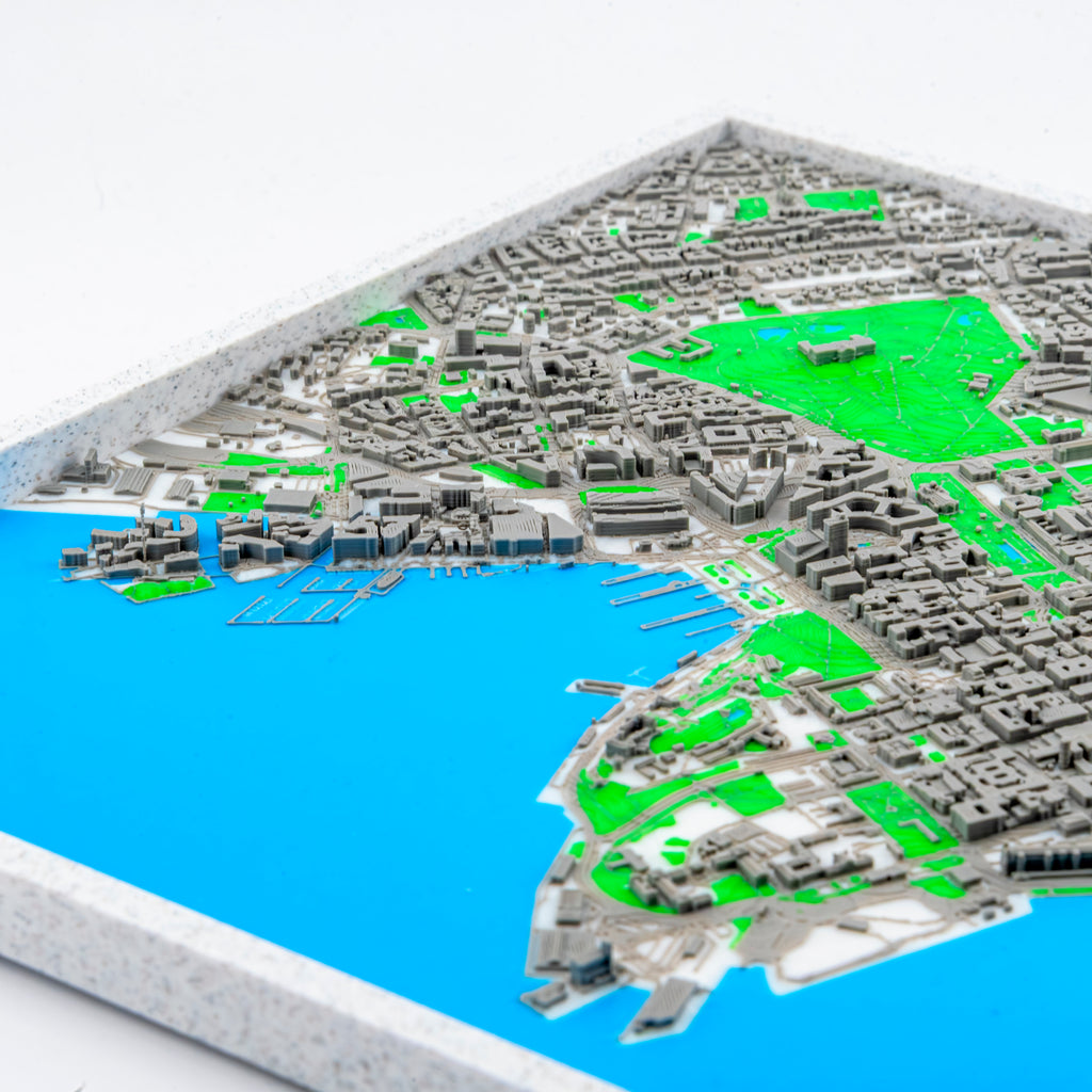 Carte 3D d'Oslo