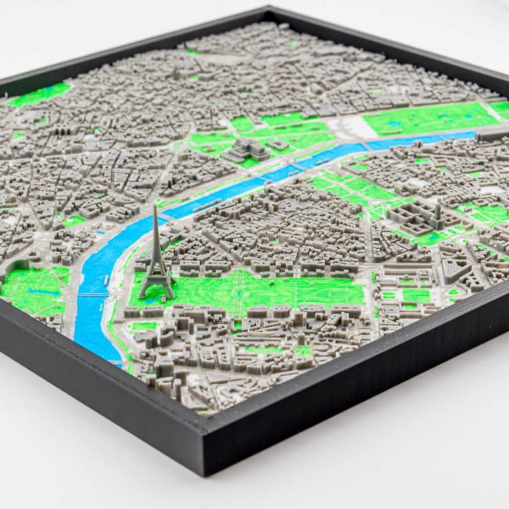 Carte 3D de Paris