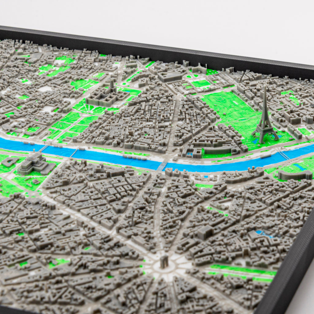 Carte 3D de Paris