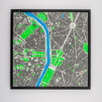 Carte 3D de Paris