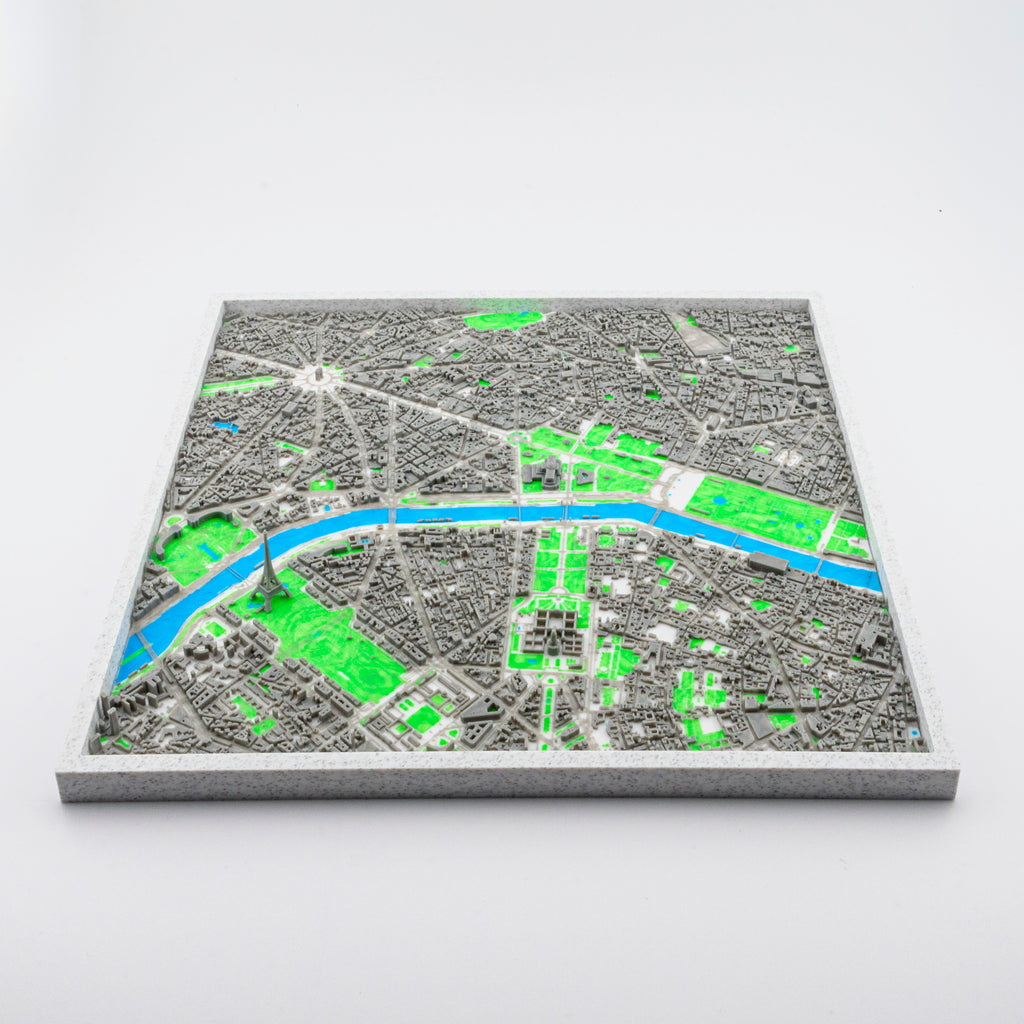Carte 3D de Paris