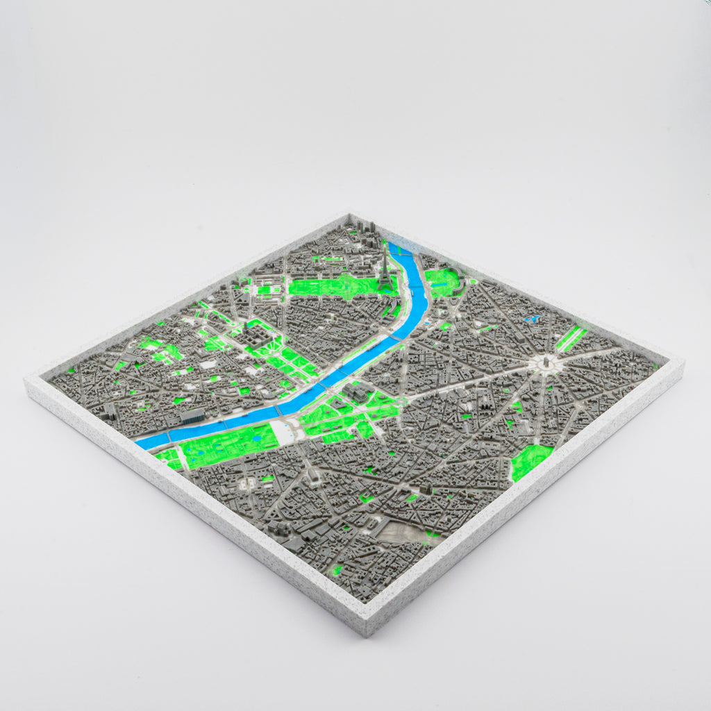 Carte 3D de Paris