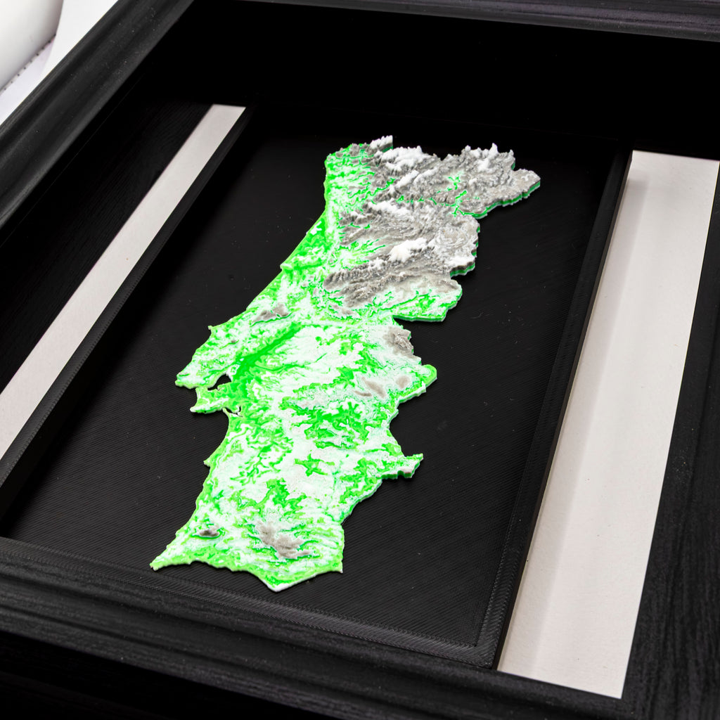 Portugal 3D Map