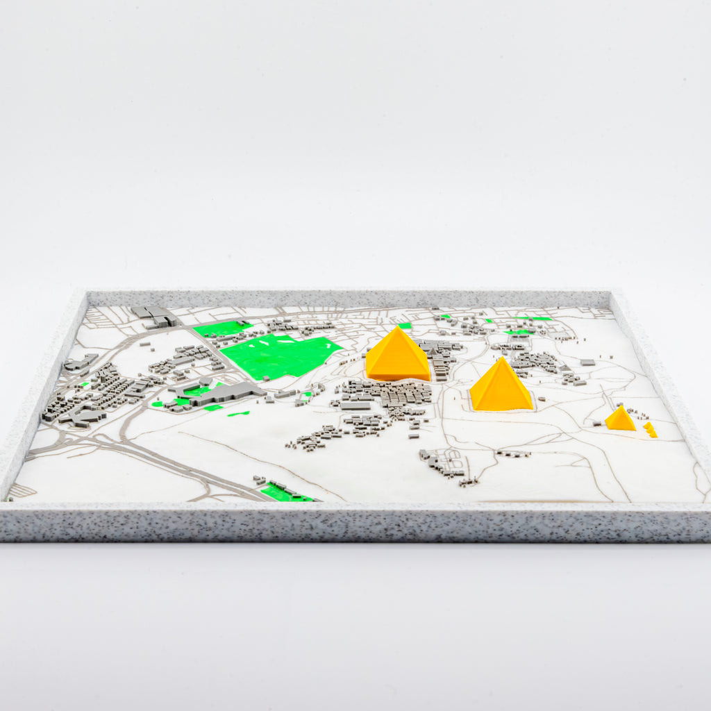 Carte 3D des Pyramides de Gizeh