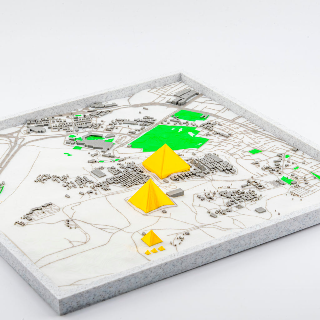 Carte 3D des Pyramides de Gizeh