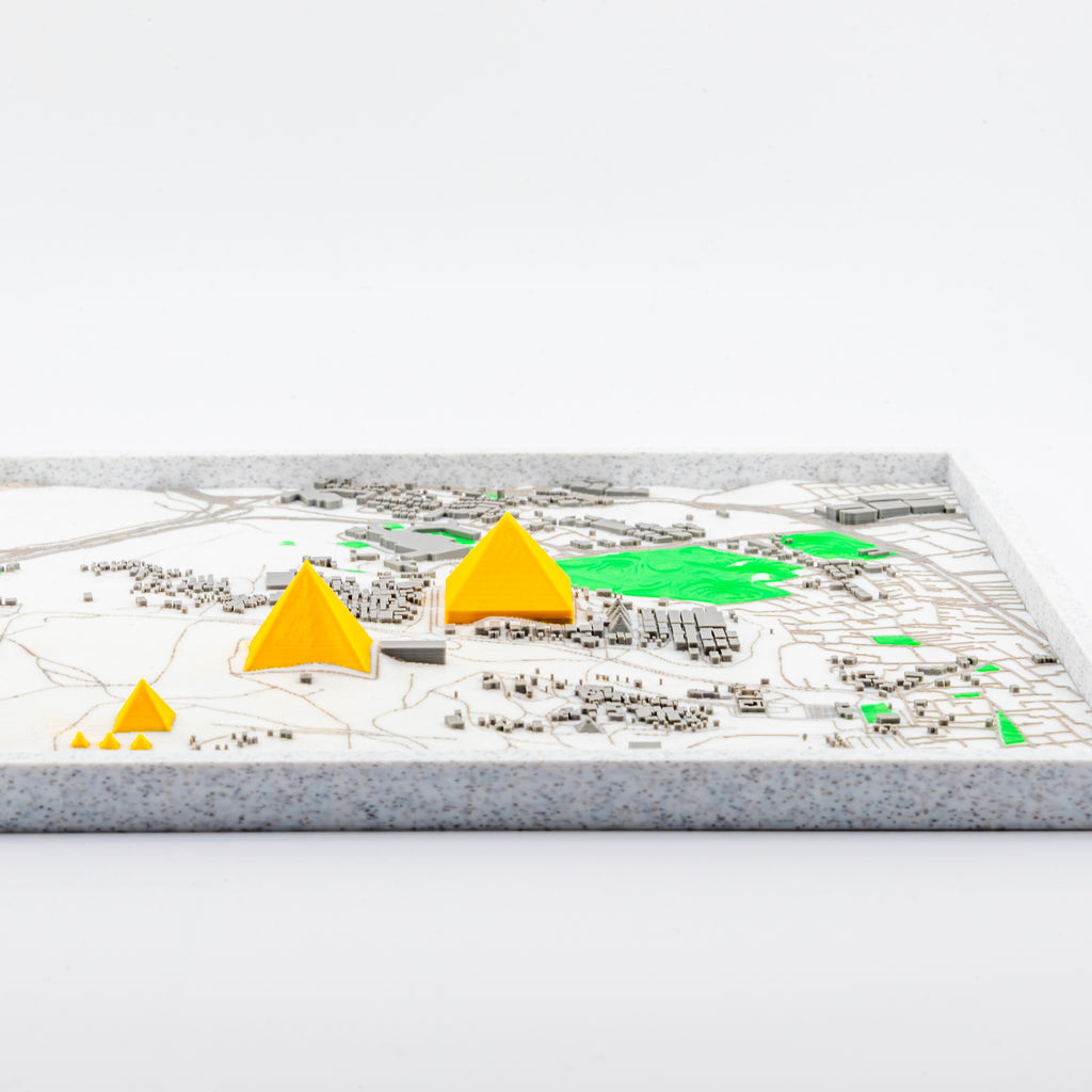 Carte 3D des Pyramides de Gizeh