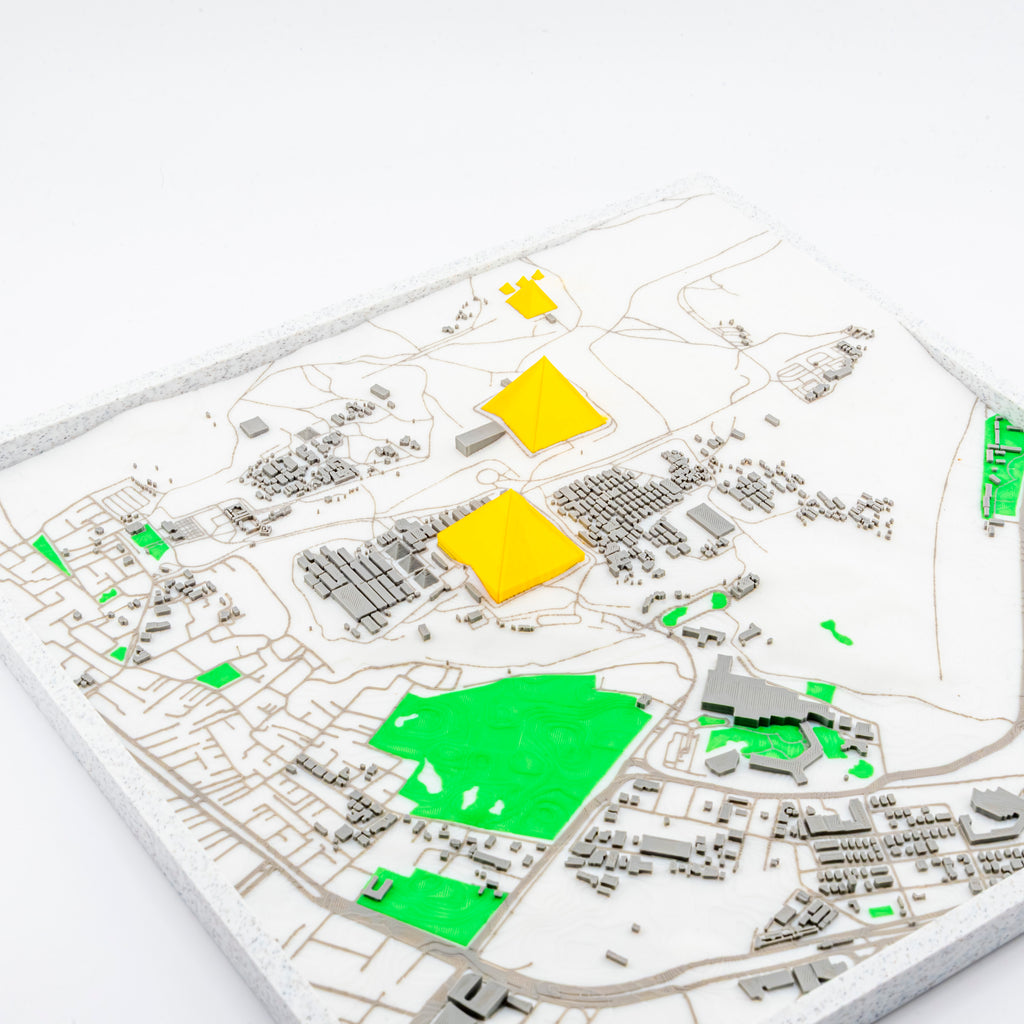 Carte 3D des Pyramides de Gizeh