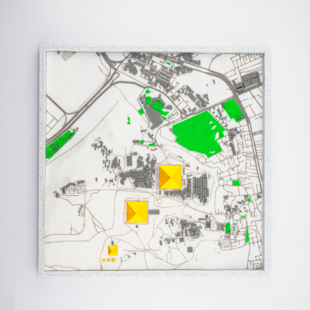 Carte 3D des Pyramides de Gizeh