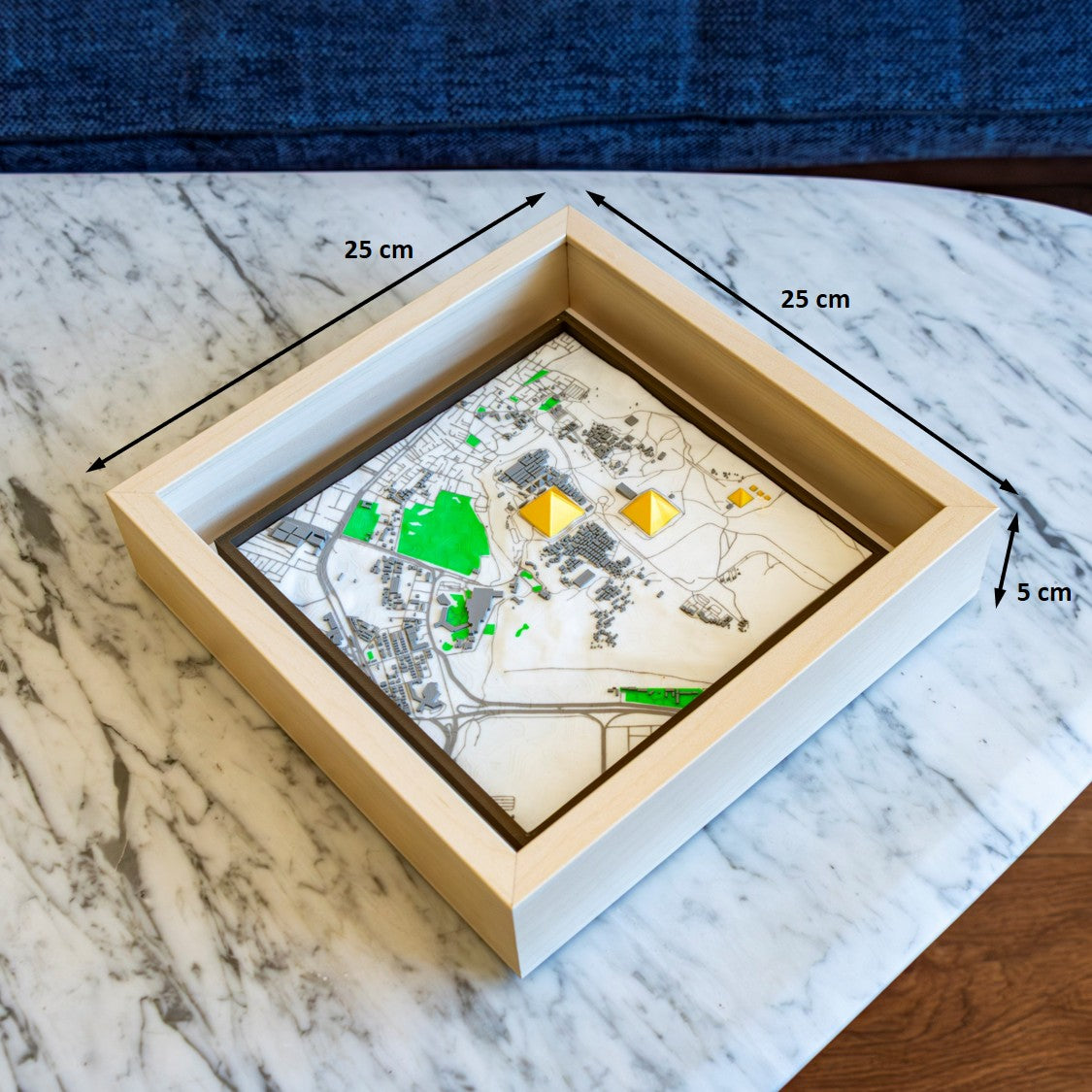 Carte 3D des Pyramides de Gizeh