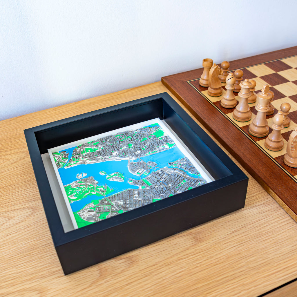 Carte 3D de Stockholm