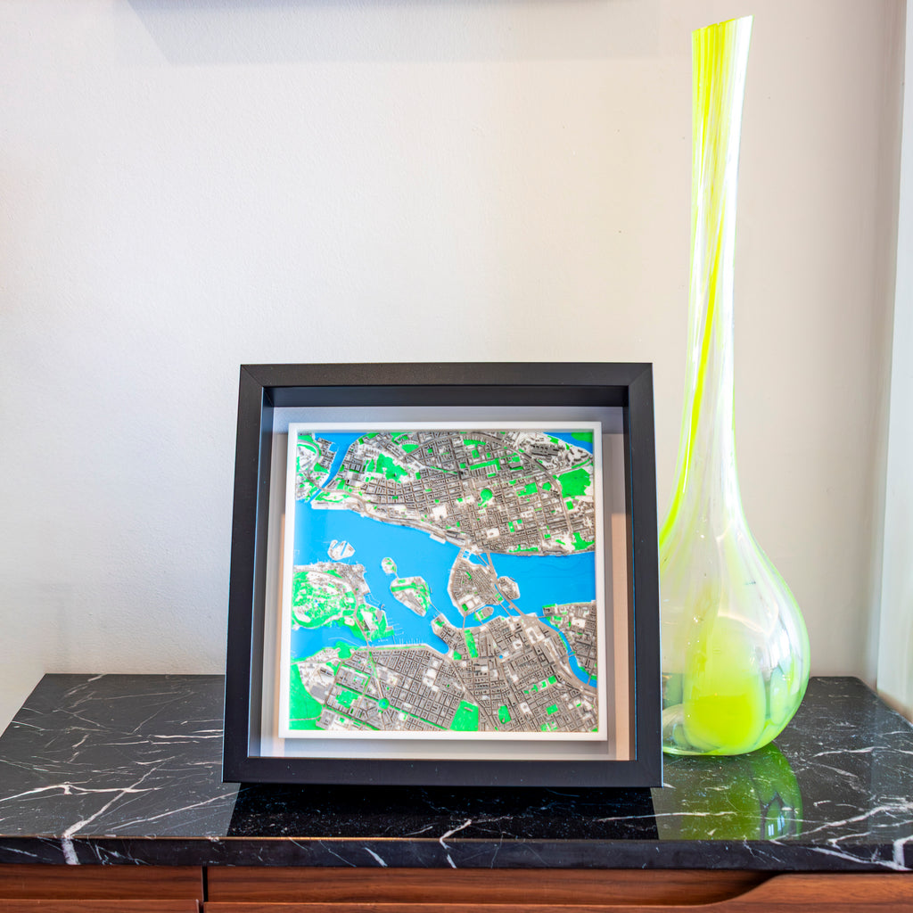 Carte 3D de Stockholm