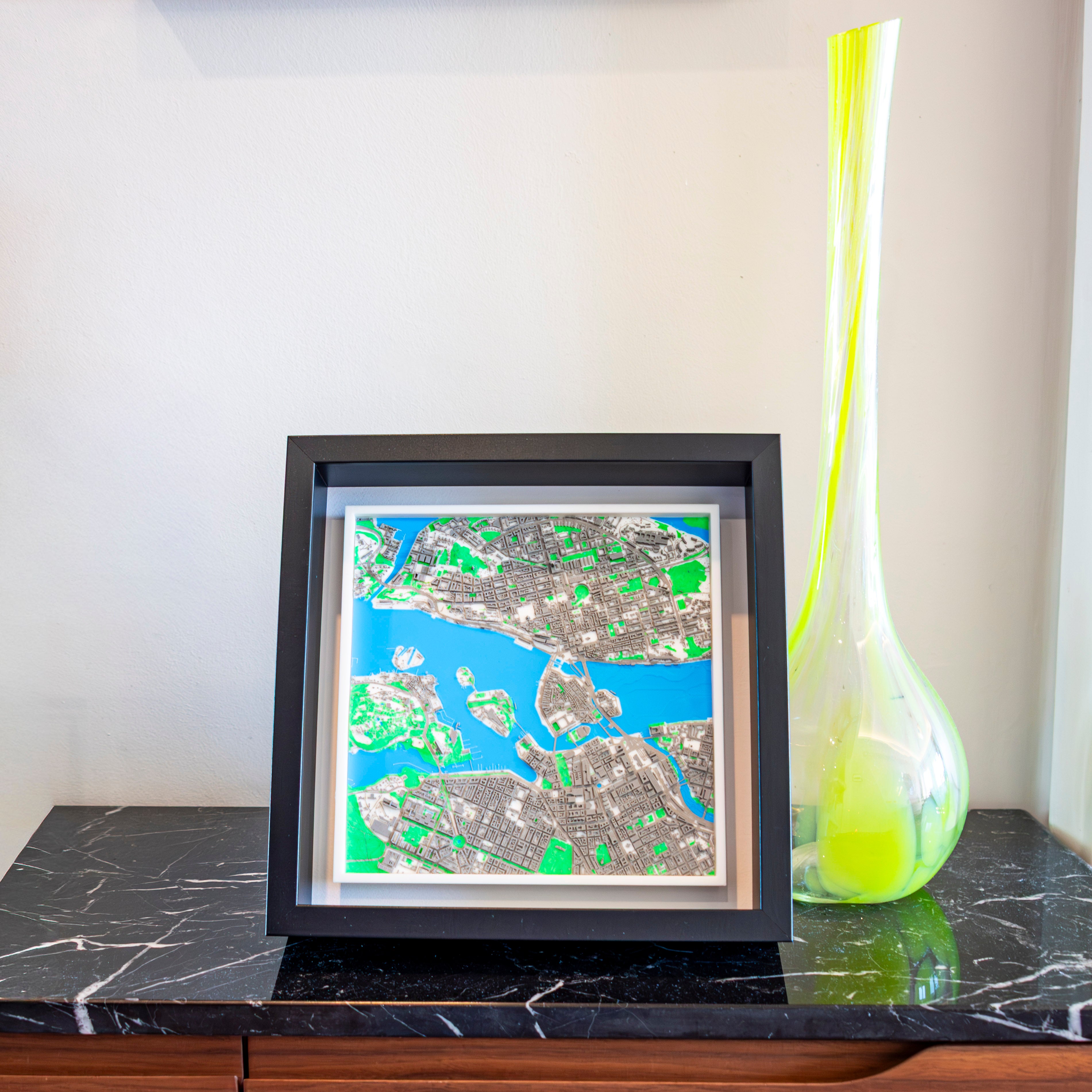 Carte 3D de Stockholm