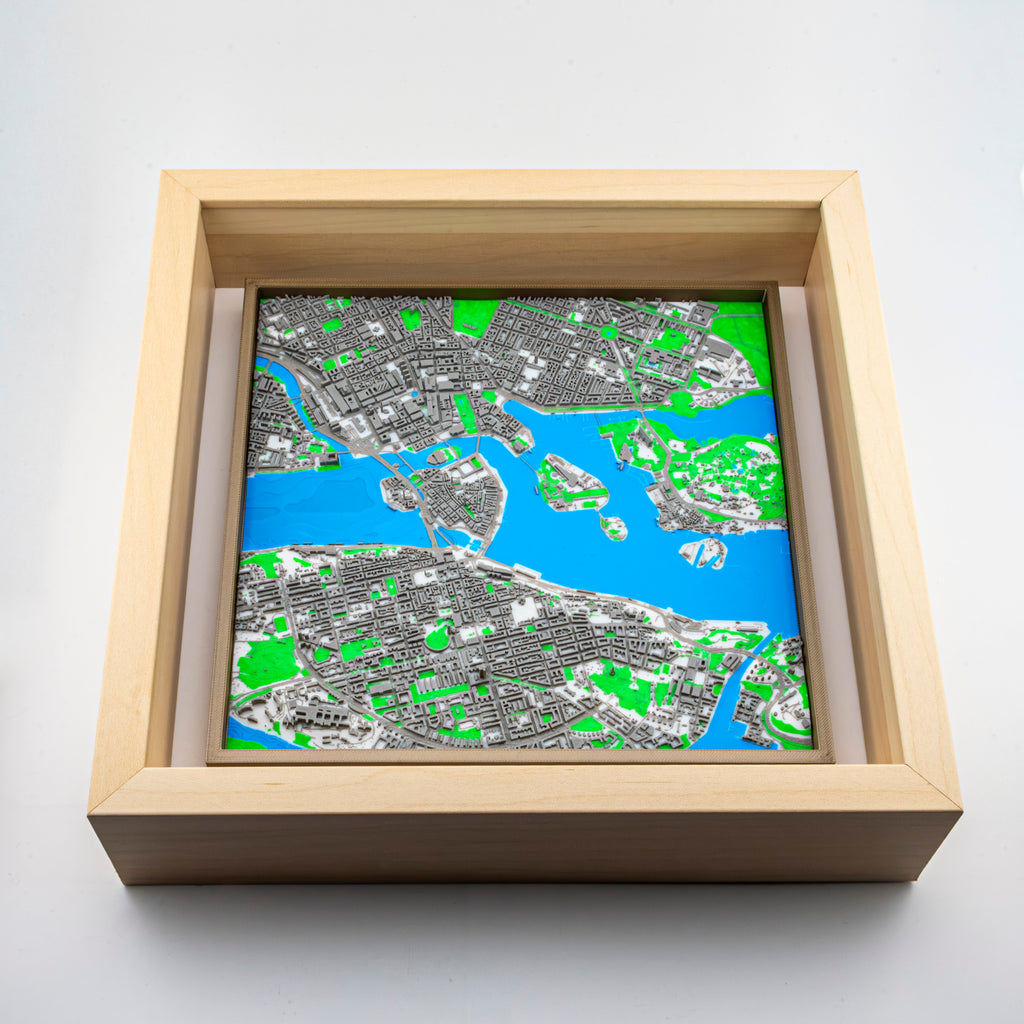 Carte 3D de Stockholm