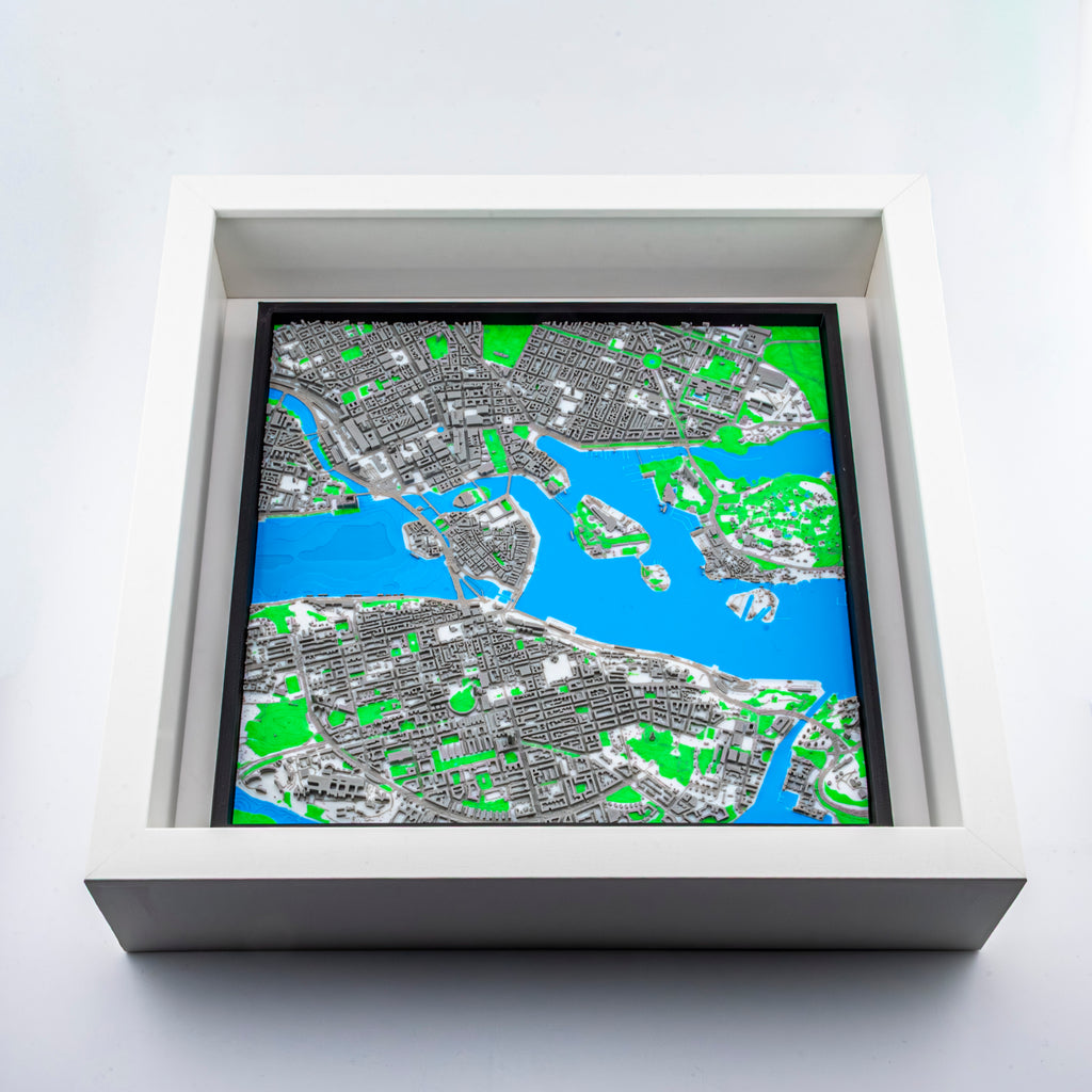 Carte 3D de Stockholm