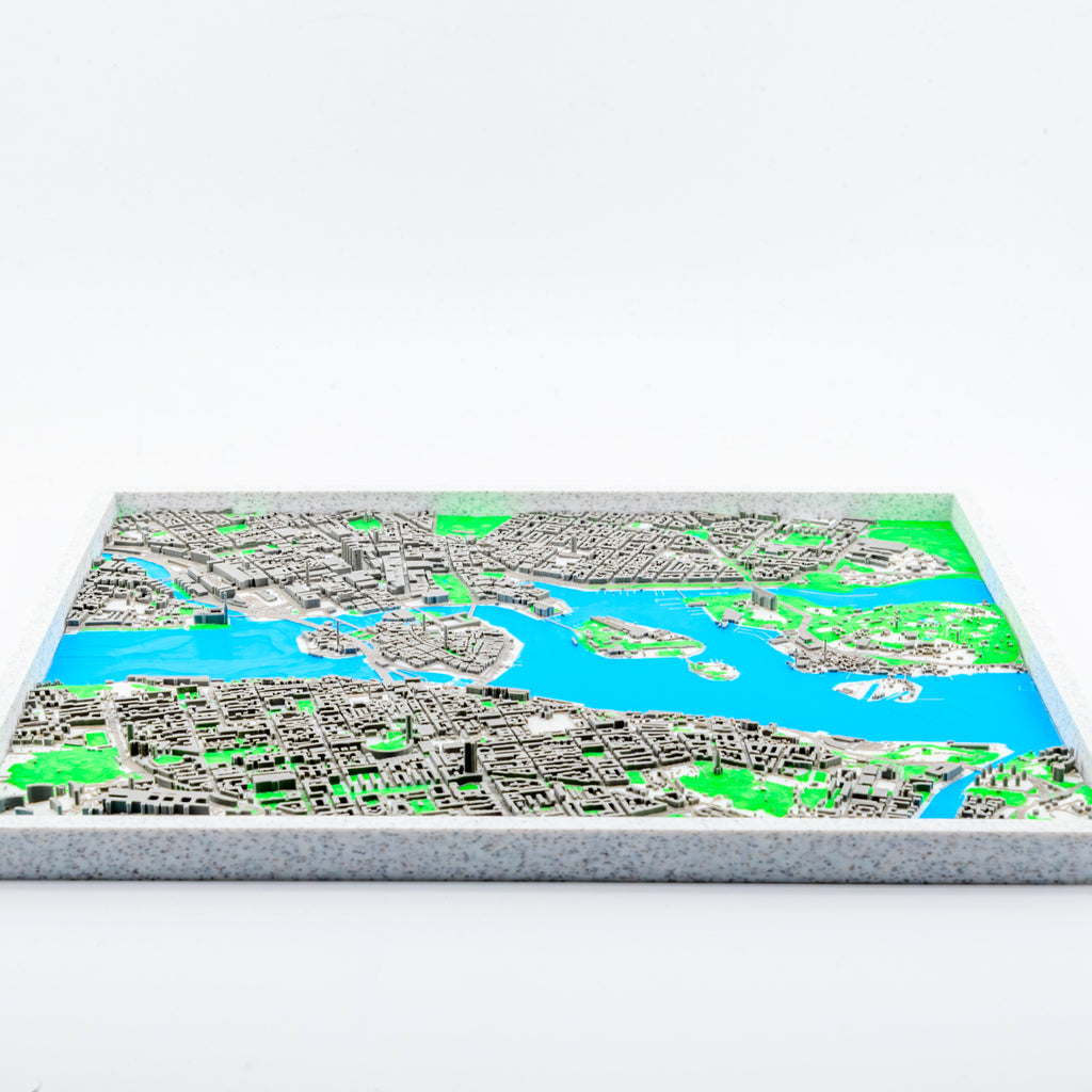 Carte 3D de Stockholm