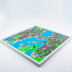 Carte 3D de Stockholm