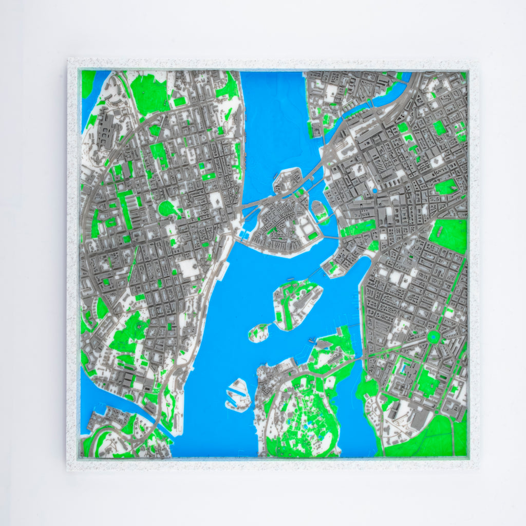 Carte 3D de Stockholm