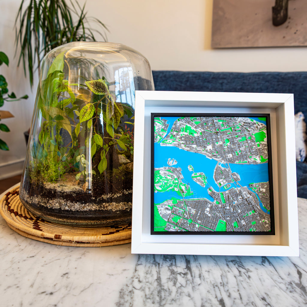 Carte 3D de Stockholm