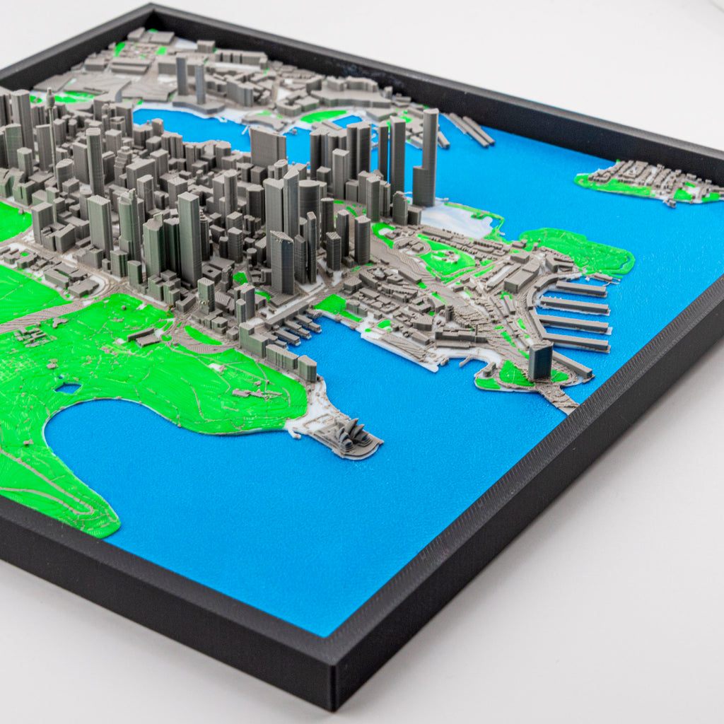 Carte 3D de Sydney