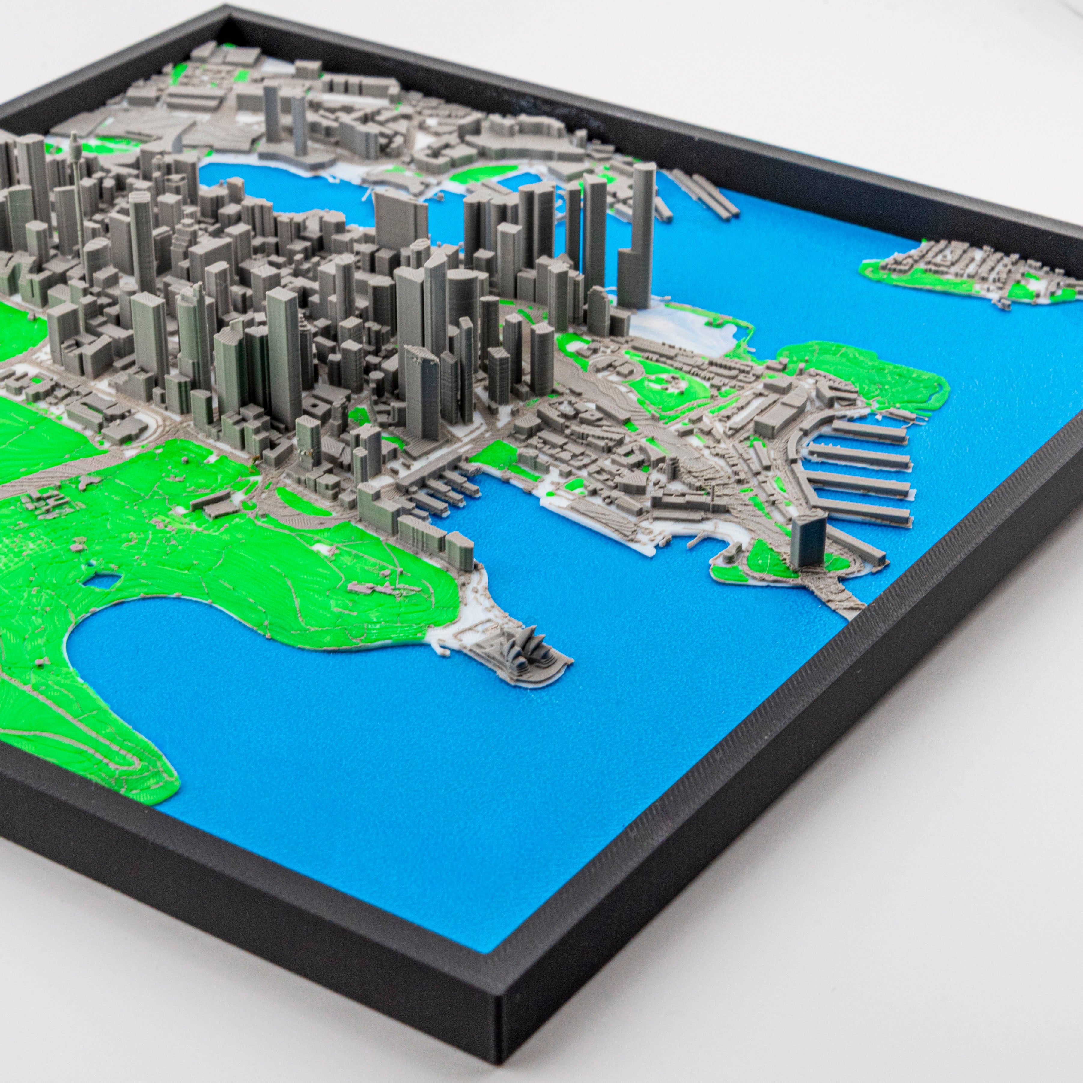 Carte 3D de Sydney