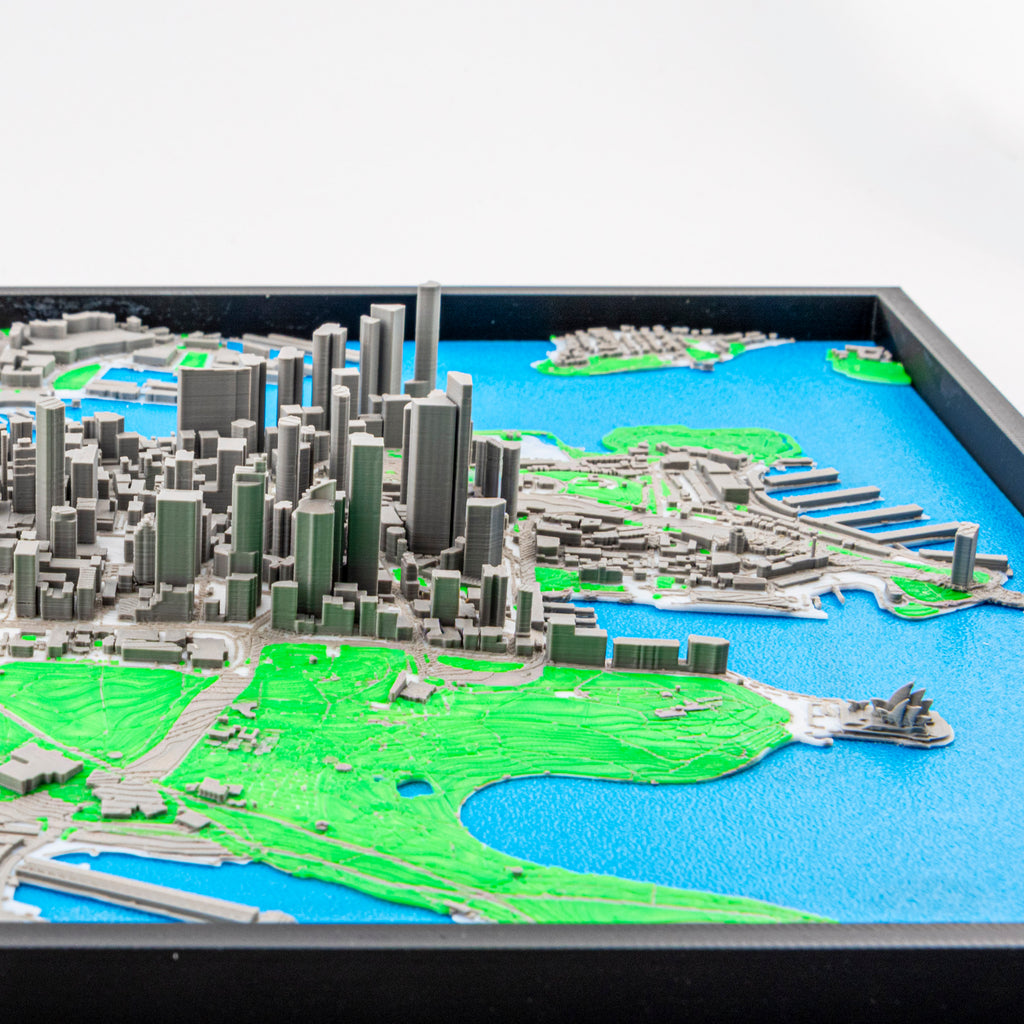 Carte 3D de Sydney