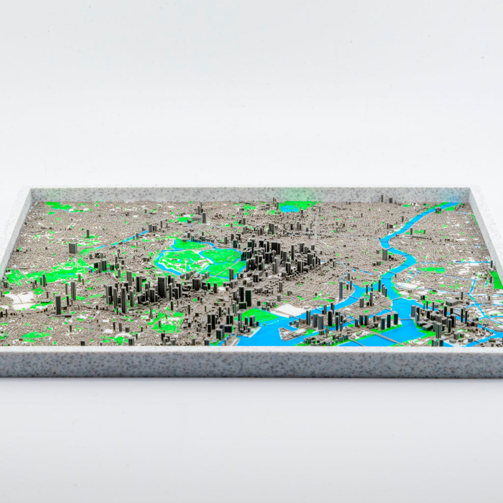 Carte 3D de Tokyo