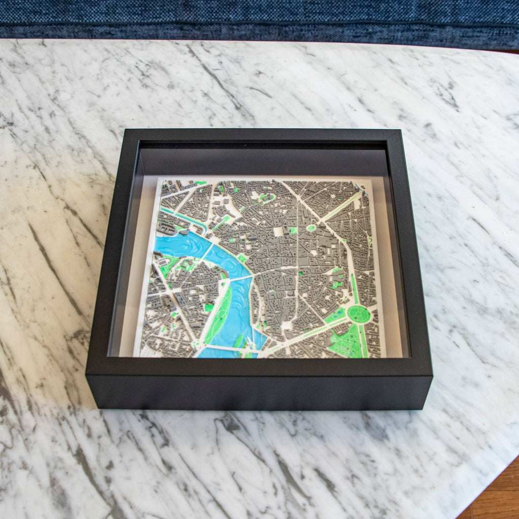 Carte 3D de Toulouse