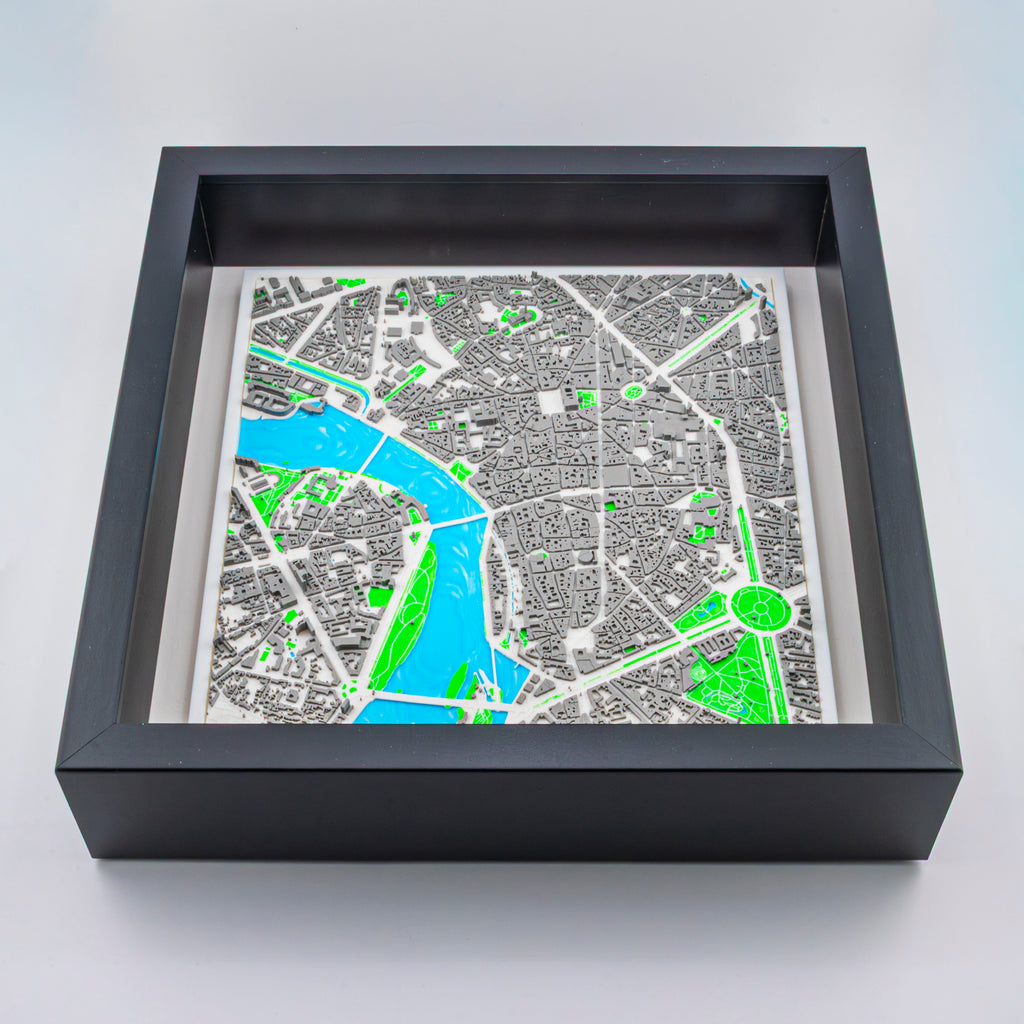 Carte 3D de Toulouse