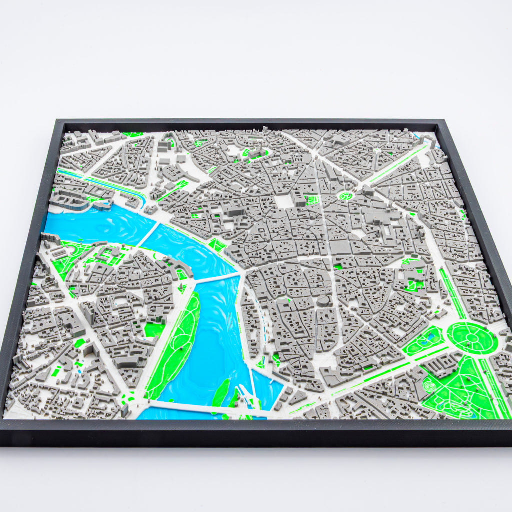 Carte 3D de Toulouse