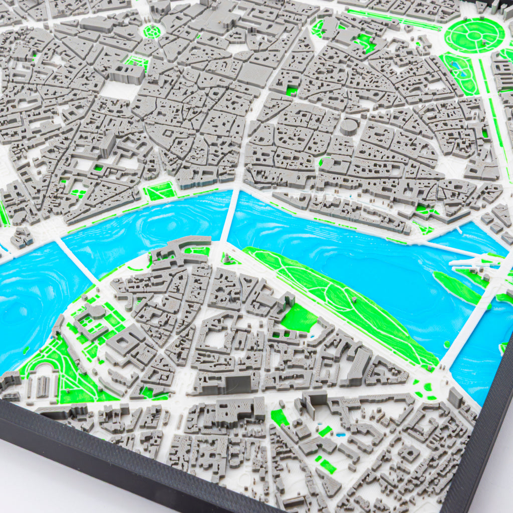 Carte 3D de Toulouse