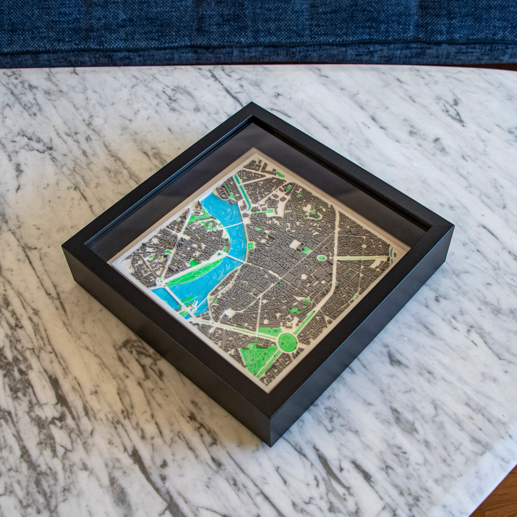 Carte 3D de Toulouse