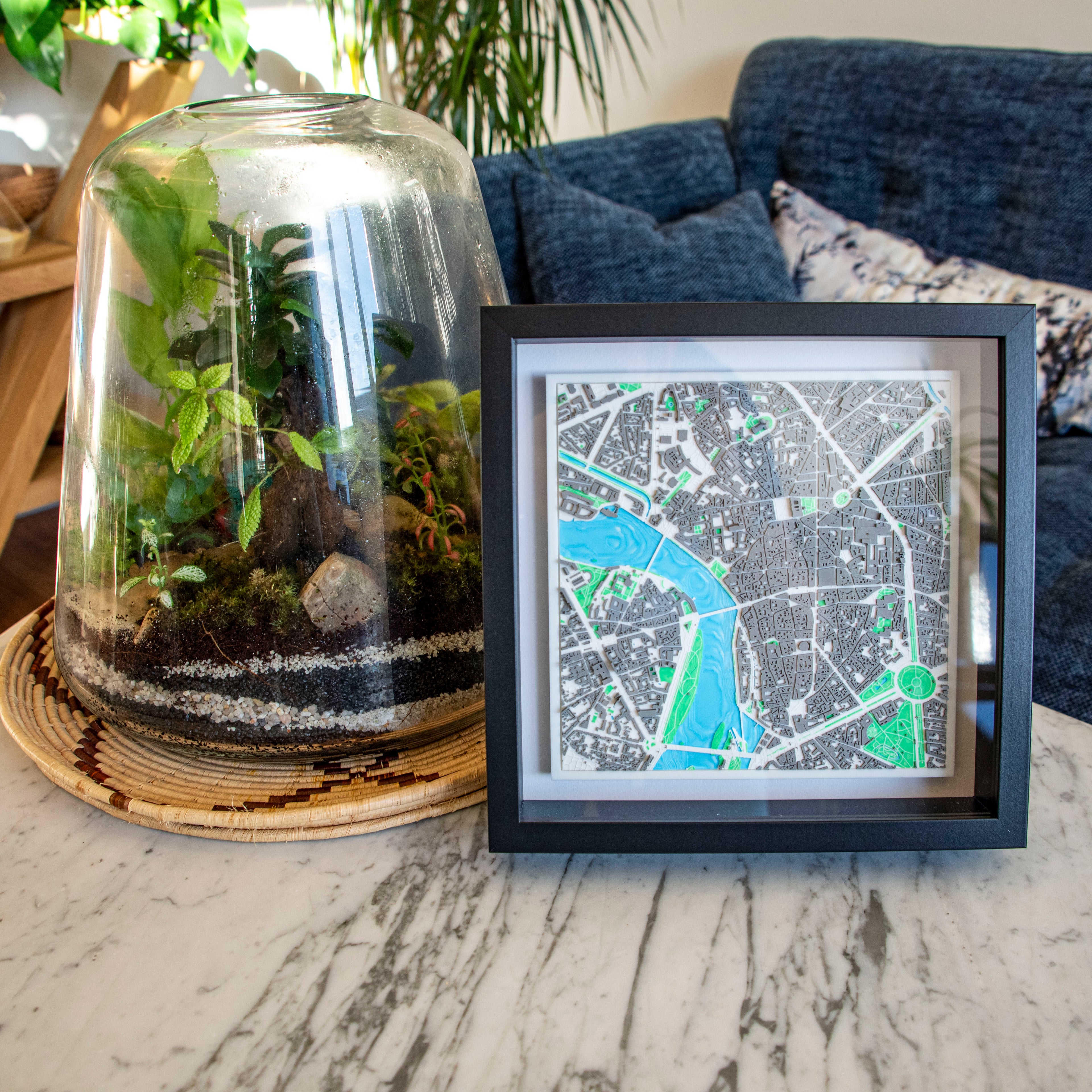 Carte 3D de Toulouse