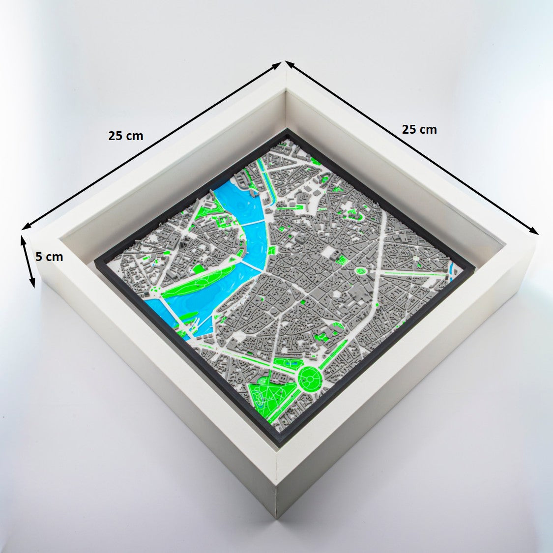 Carte 3D de Toulouse