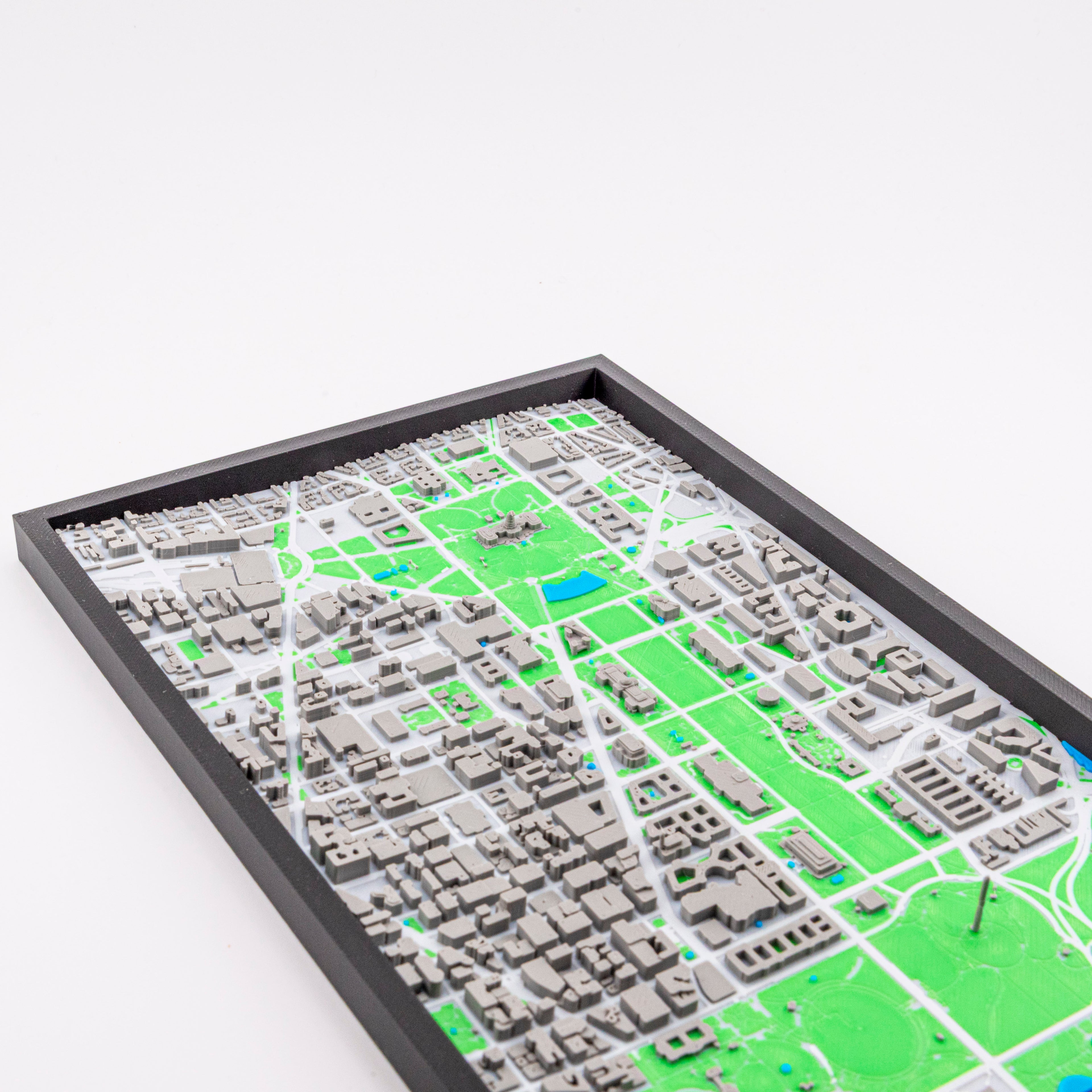 Carte 3D de Washington