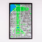 Carte 3D de Washington