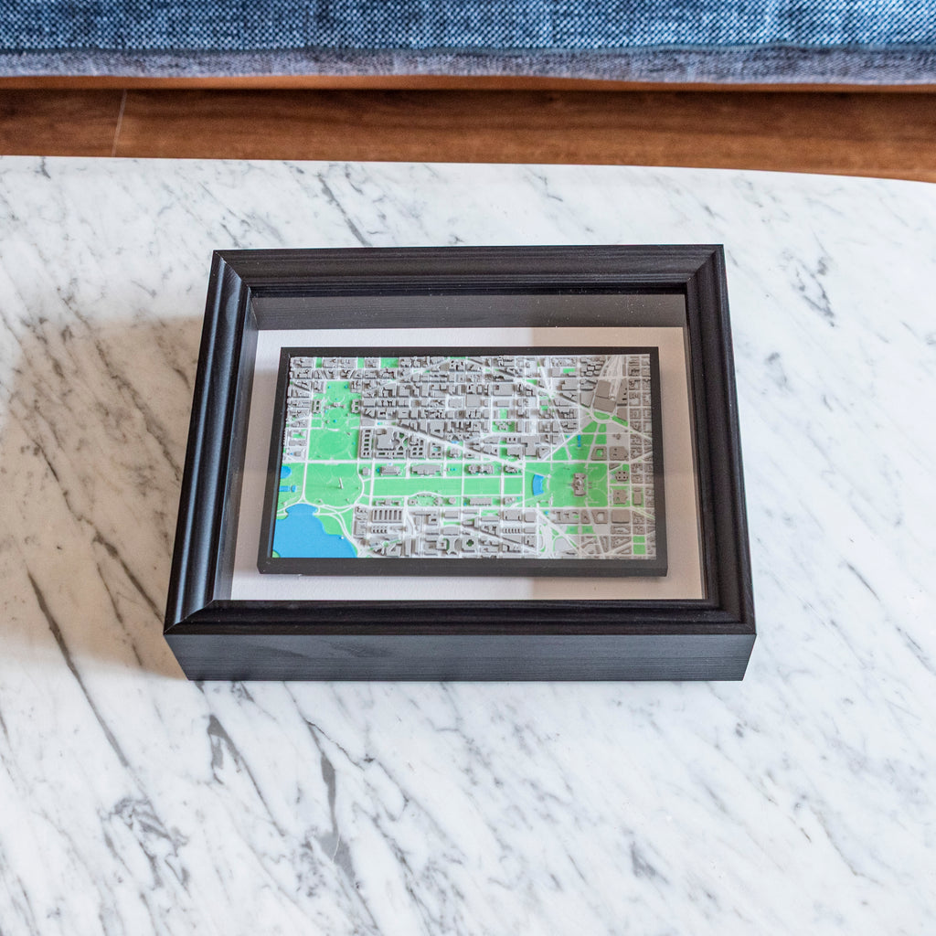 Carte 3D de Washington