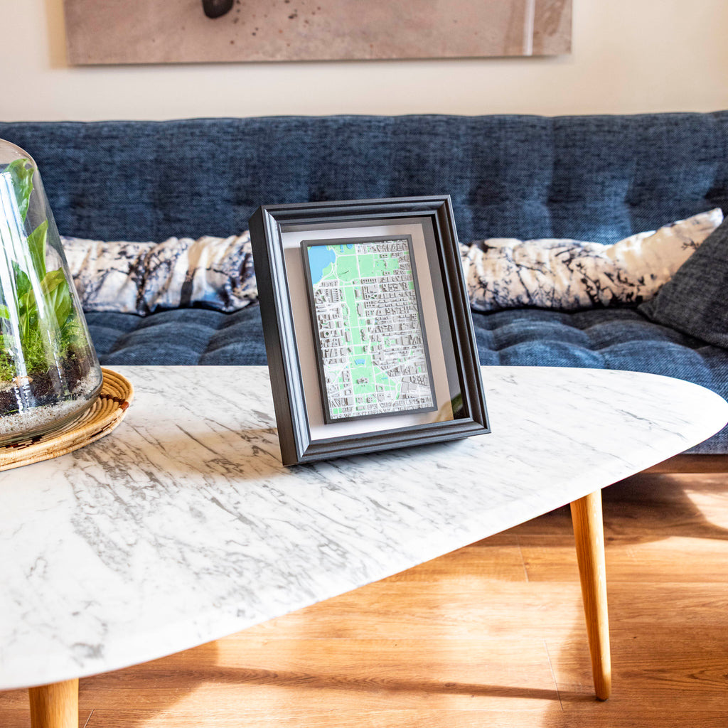 Carte 3D de Washington