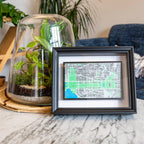 Carte 3D de Washington